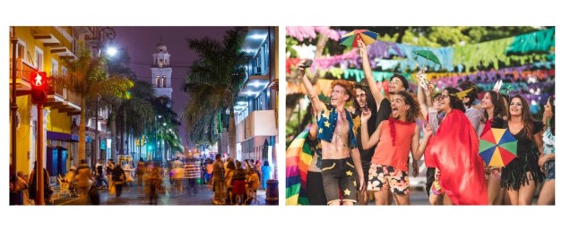 Carnaval mazatlan, veracruz y mérida