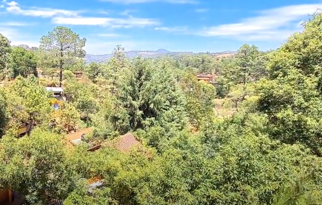 Vista desde las cabañas mazamitla